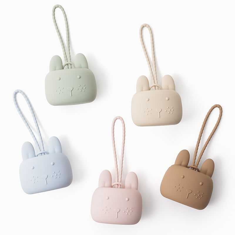 Baby Products Nipples - 1pc bebê silicone chupeta titular caso,