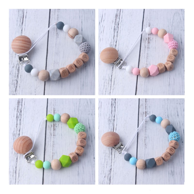 Baby Products Nipples - Novo bebê chupeta clipes nome personalizado
