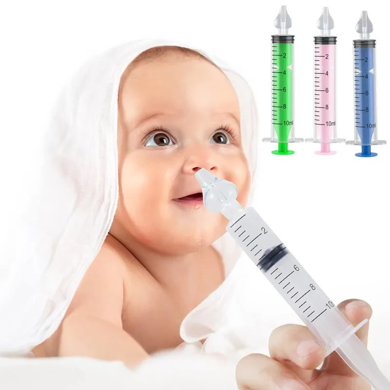 Baby Nose Cleaner - Seringa aspirador nasal de silicone para
