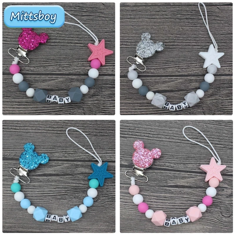 Baby Products - Novo nome personalizado bebê mordedor pulseira