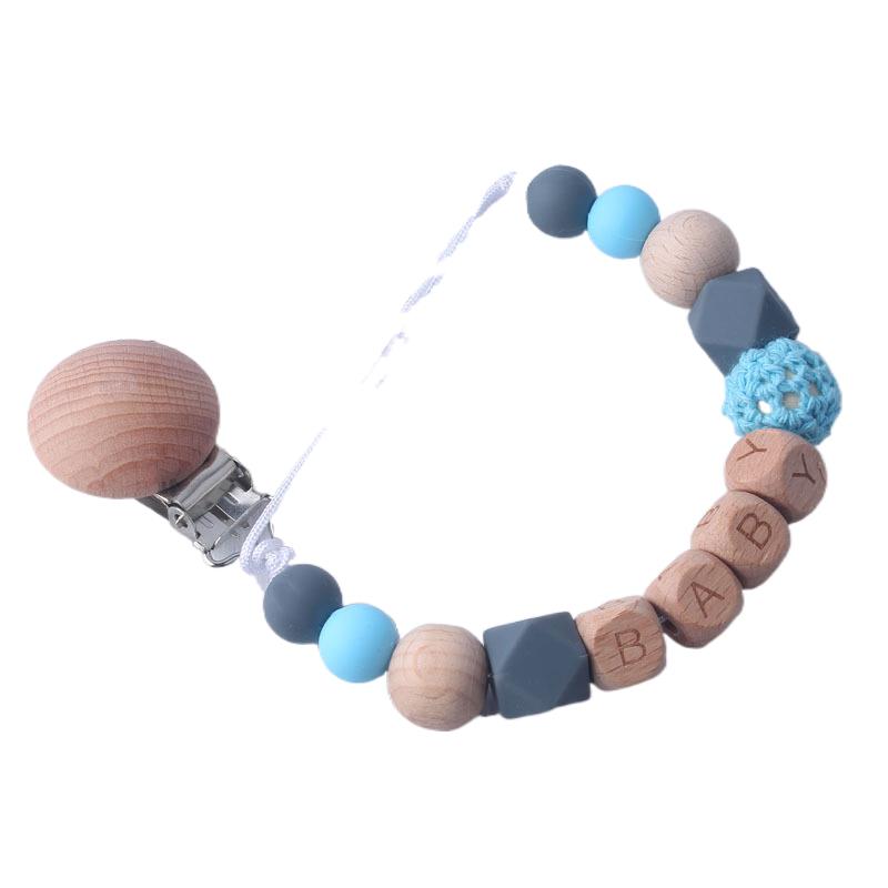 Novo bebê chupeta clipes nome  - Baby Products Nipples avaliação e preço