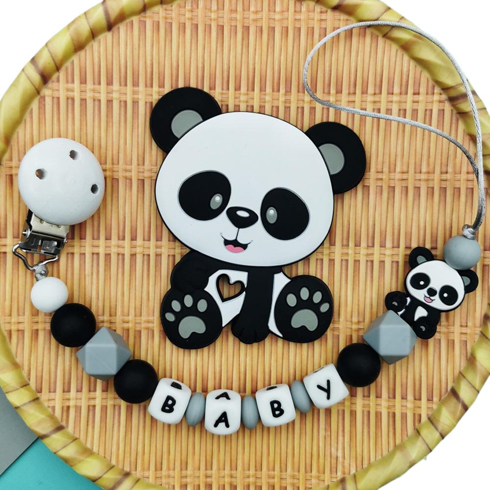 Panda personalizado inglês sil - Baby Products Nipples avaliação e preço