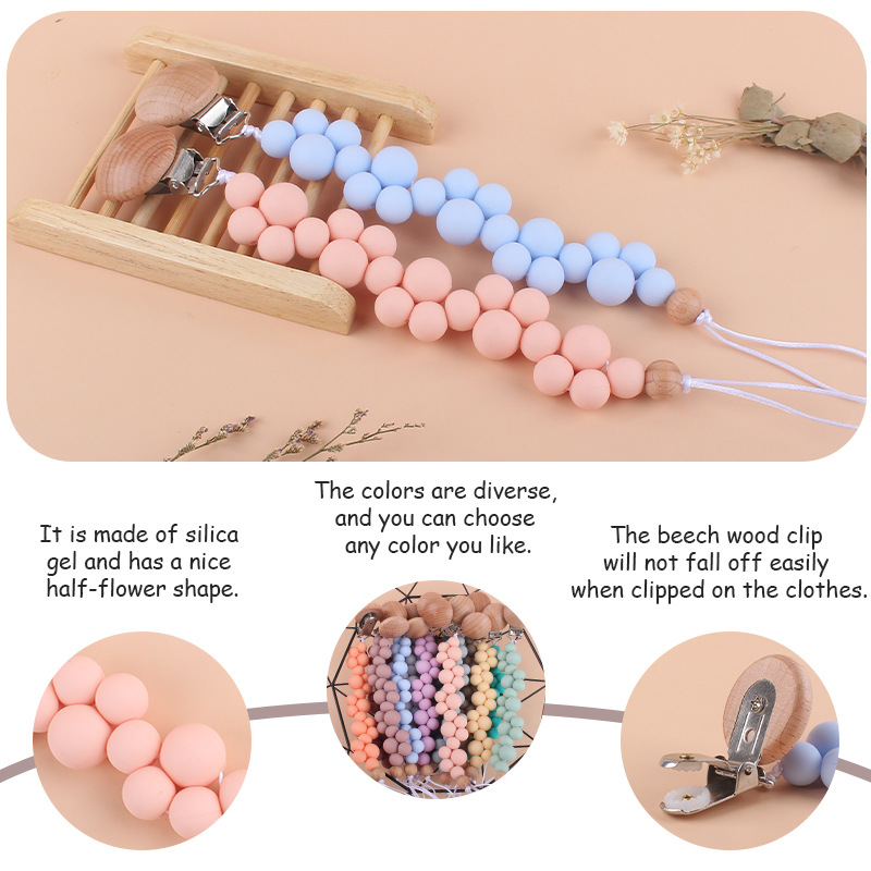 Clipes de chupeta de silicone  - Baby Products Nipples avaliação e preço