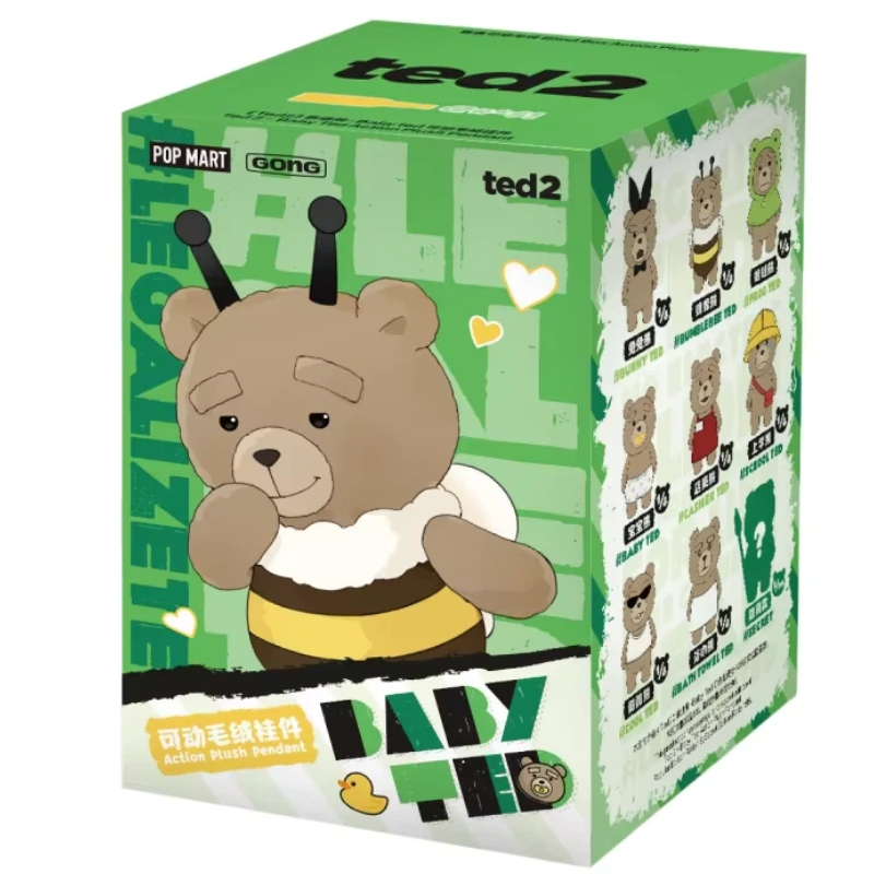 POPMART TED2 Série Baby Ted Ca - Baby Products Teddy Bear avaliação e preço